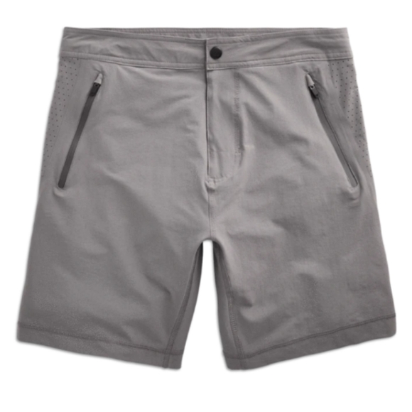Mack Weldon 4-Way Active Short in Gray Water Repellent Size Small - Picture 15 of 15